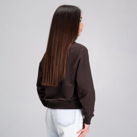 Світшот Slavni Obri жіночий Шоколадний