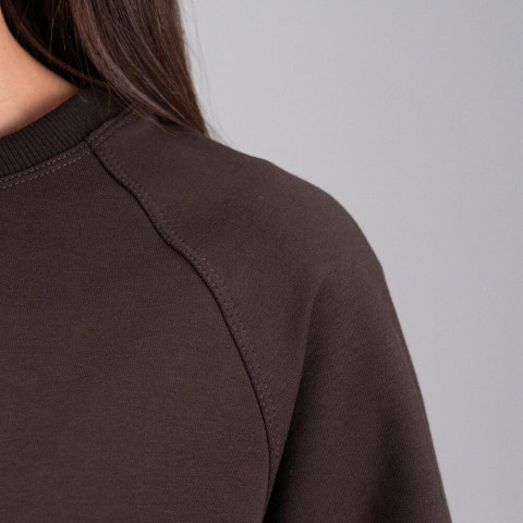 Світшот Slavni Obri жіночий Шоколадний