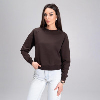 Світшот Slavni Obri жіночий Шоколадний