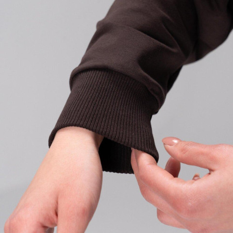 Світшот Slavni Obri жіночий Шоколадний