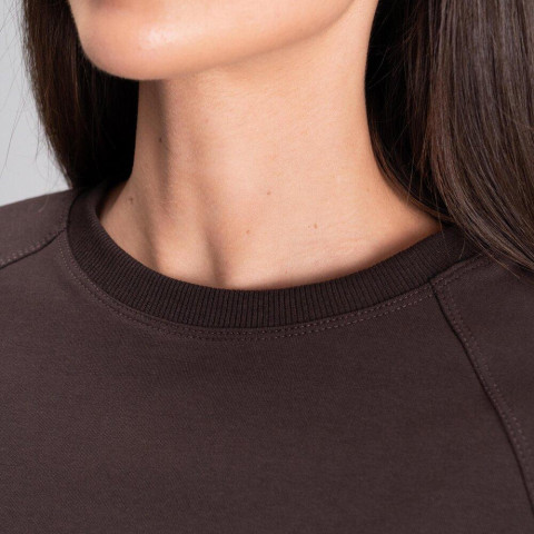 Світшот Slavni Obri жіночий Шоколадний