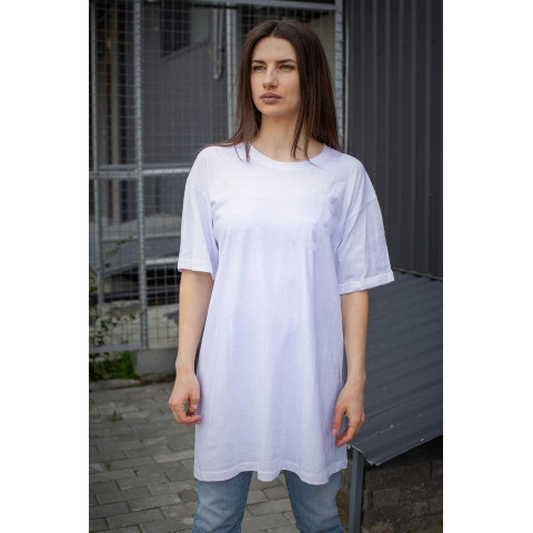 Оверсайз Жіноча Футболка Without 20 Біла