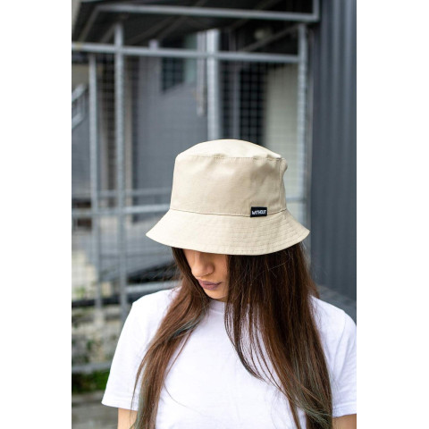 Панамка Without з логотипом Бежева Жіноча