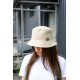 Панамка Without з логотипом Бежева Жіноча
