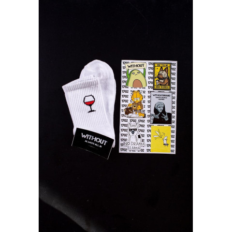 Шкарпетки Without Vine 36-44 White
