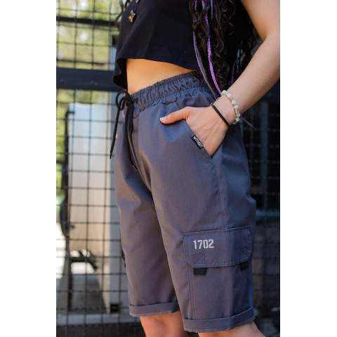Жіночі Шорти Карго Without Reflective Сірі