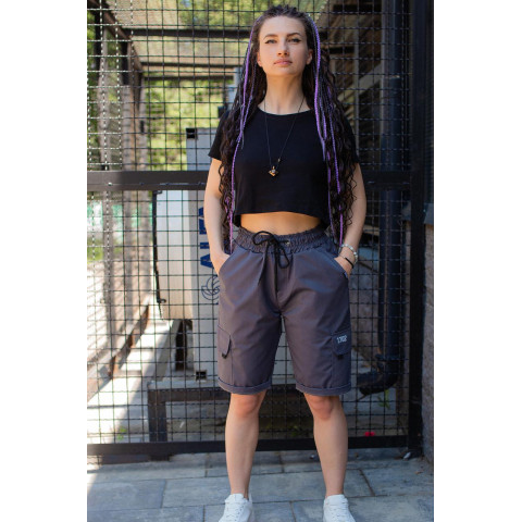 Жіночі Шорти Карго Without Reflective Сірі