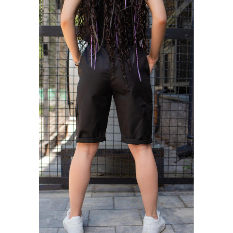 Жіночі Шорти Карго Without Reflective Чорні
