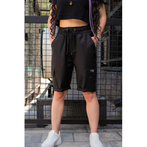Жіночі Шорти Карго Without Reflective Чорні