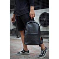 Чоловічий Шкіряний Рюкзак Without Blade Чорний