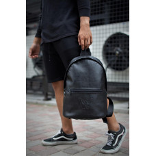 Чоловічий Шкіряний Рюкзак Without Blade Чорний