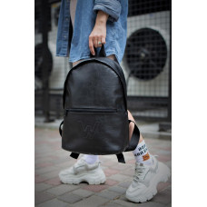 Жіночий Шкіряний Рюкзак Without Blade Чорний