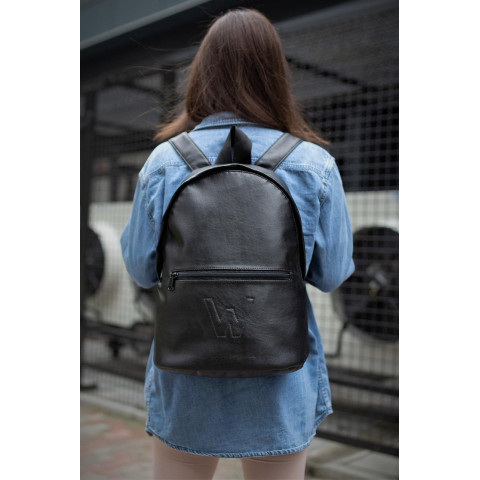 Жіночий Шкіряний Рюкзак Without Blade Чорний