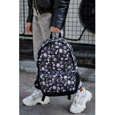 Жіночий Принтований Рюкзак Without моделі Rick and Morty Чорний