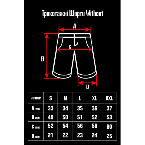 Жіночі Шорти Трикотажні Базові Without Чорні
