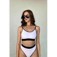 Комплект білизни Трусики+Топ Without Braziliana Білий