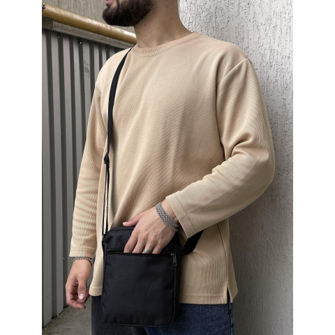 Барсетка чорна Under Armour (чорне лого)