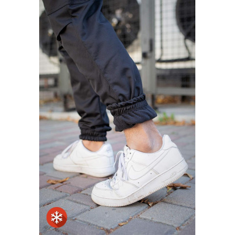 Чоловічі Теплі Штани Джогери Without Чорні