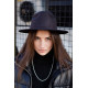 Капелюх Without Fedora Чорний Жіночий