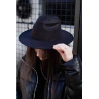 Капелюх Without Fedora Чорний Жіночий