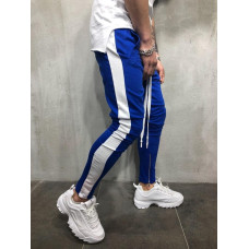 Штаны с лампасами синя-белые