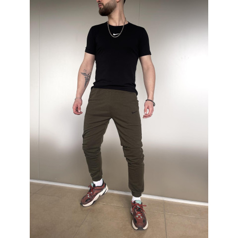 Штани чоловічі трикотажні Nike хакі