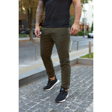 Штани чоловічі трикотажні Nike хакі