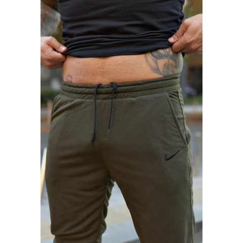 Штани чоловічі трикотажні Nike хакі