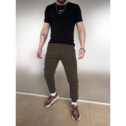 Штани чоловічі трикотажні Nike хакі