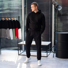 Спортивный костюм худи BAZA черный