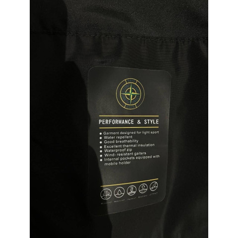 Вітровка Stone Island чорний NEW JakSI504