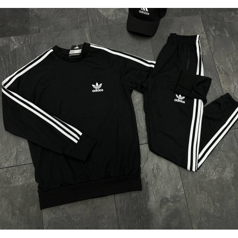 Світшот + Штани Adidas Black