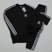Світшот + Штани Adidas Black