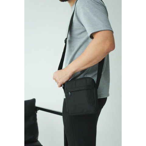 Барсетка чорна без лого маленька