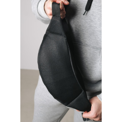 Бананка Adidas Сіра/ накатка біле маленьке лого