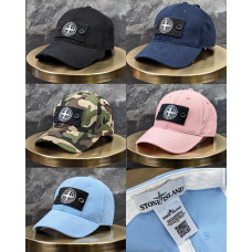 Кепка бейсболка з патчем БІЛИЙ Stone Island CapSI006