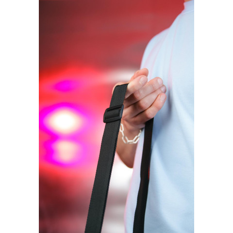 Барсетка Puma 1000d чорна, чорне лого